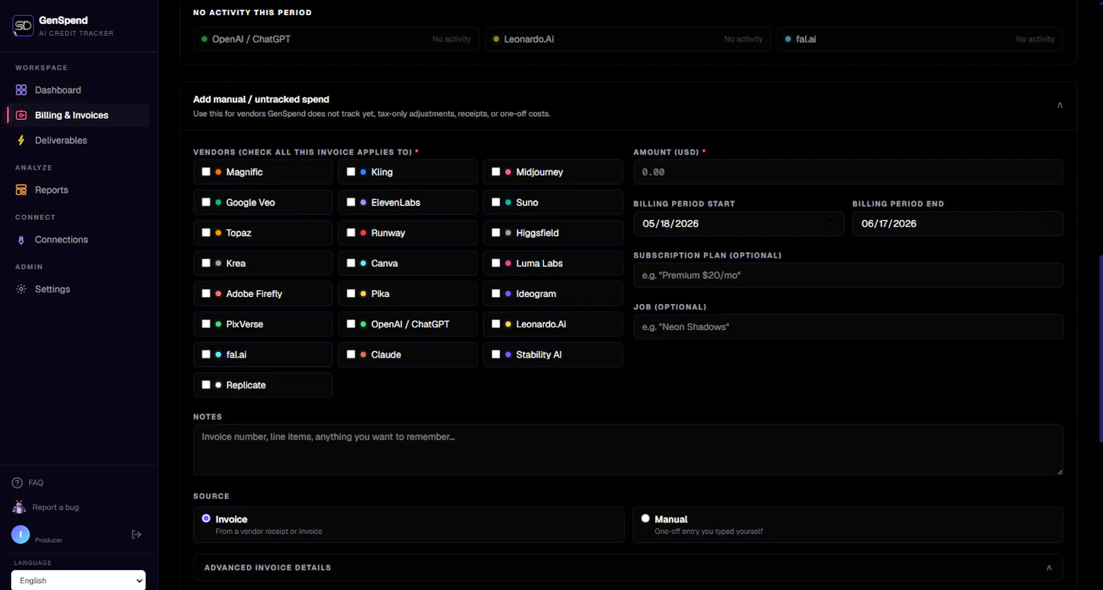GenSpend screenshot 4