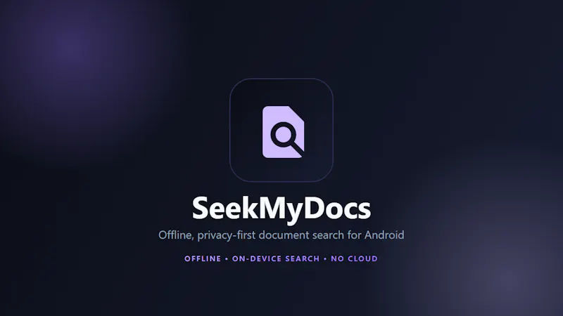 SeekMyDocs screenshot 1