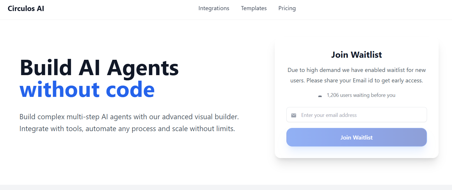 Mídia 1 de Círculos ai - Construir agentes de IA em várias etapas sem codificar