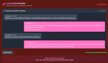 Grandma Bait — AI scammer destroyer gallery image