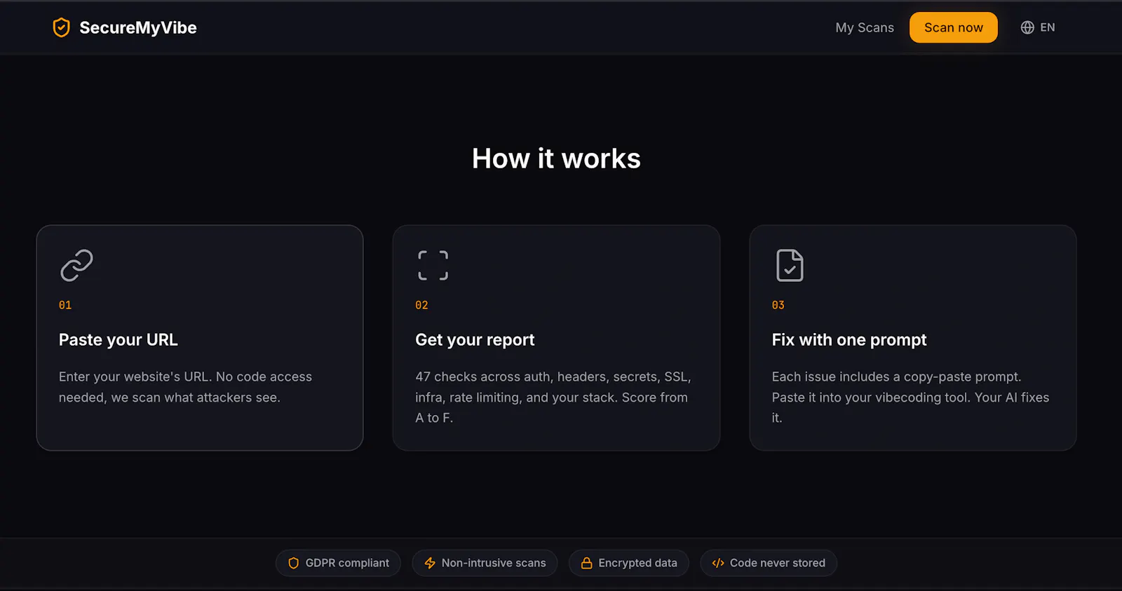 SecureMyVibe screenshot 2