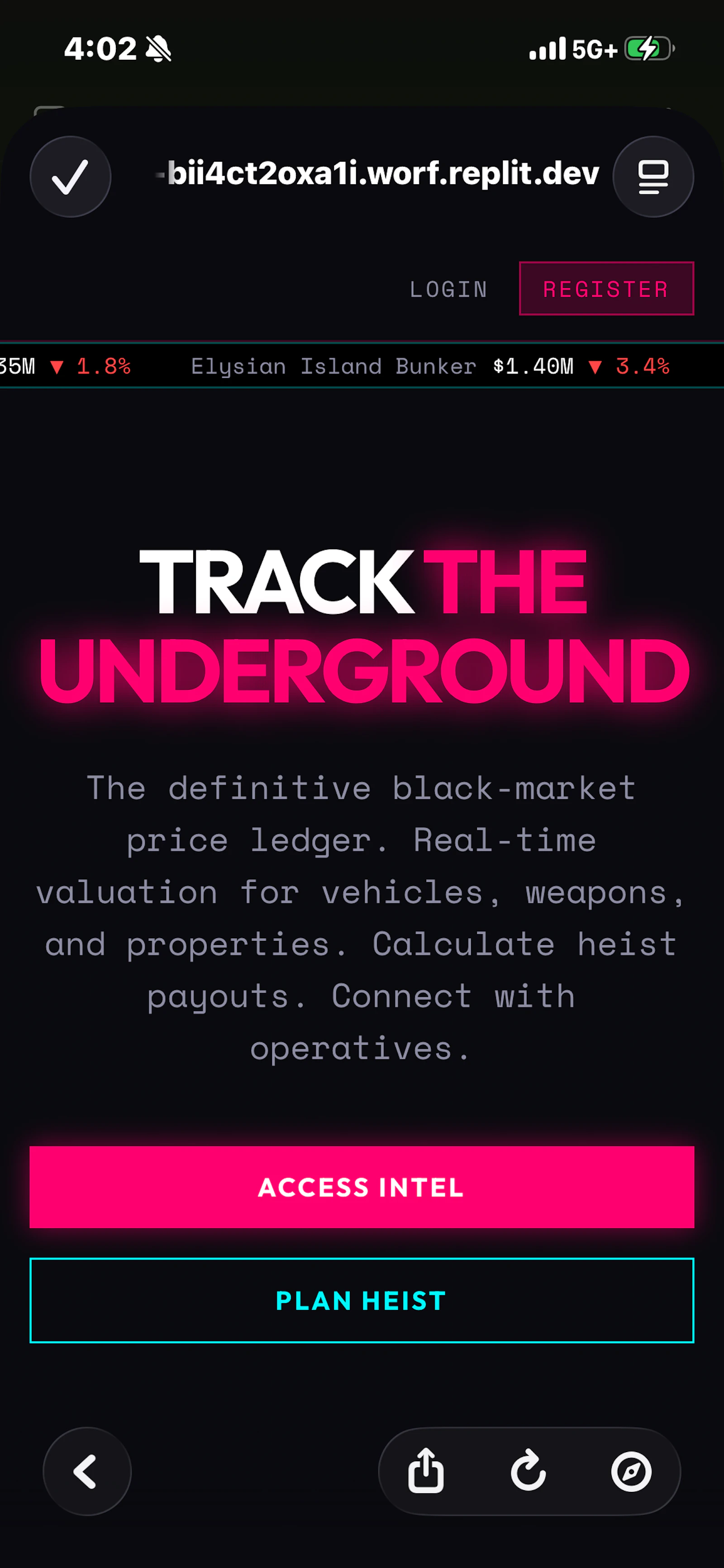 GrandTheftAuto Ledger —GTA 6 Economy Hub screenshot 1