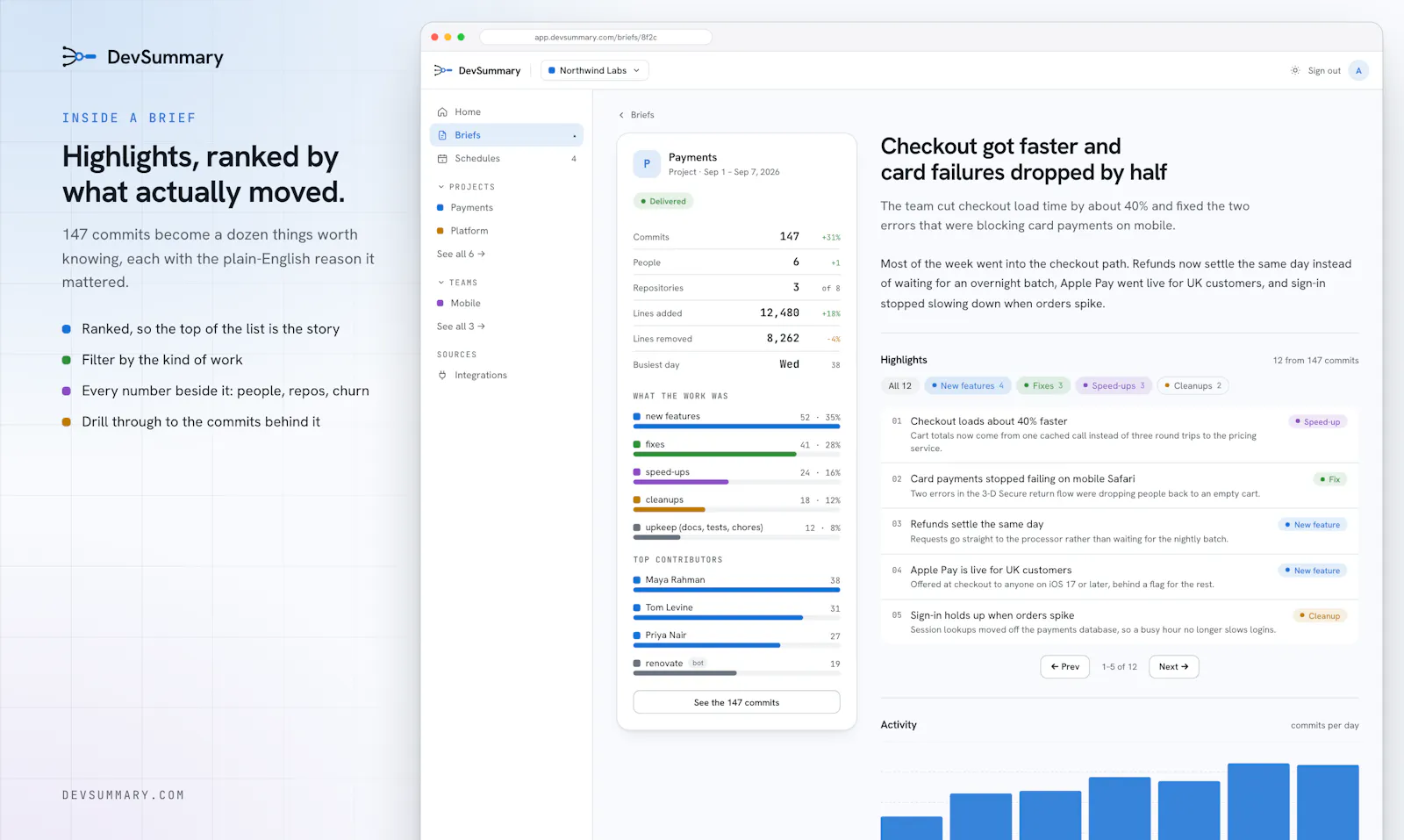 DevSummary screenshot 4
