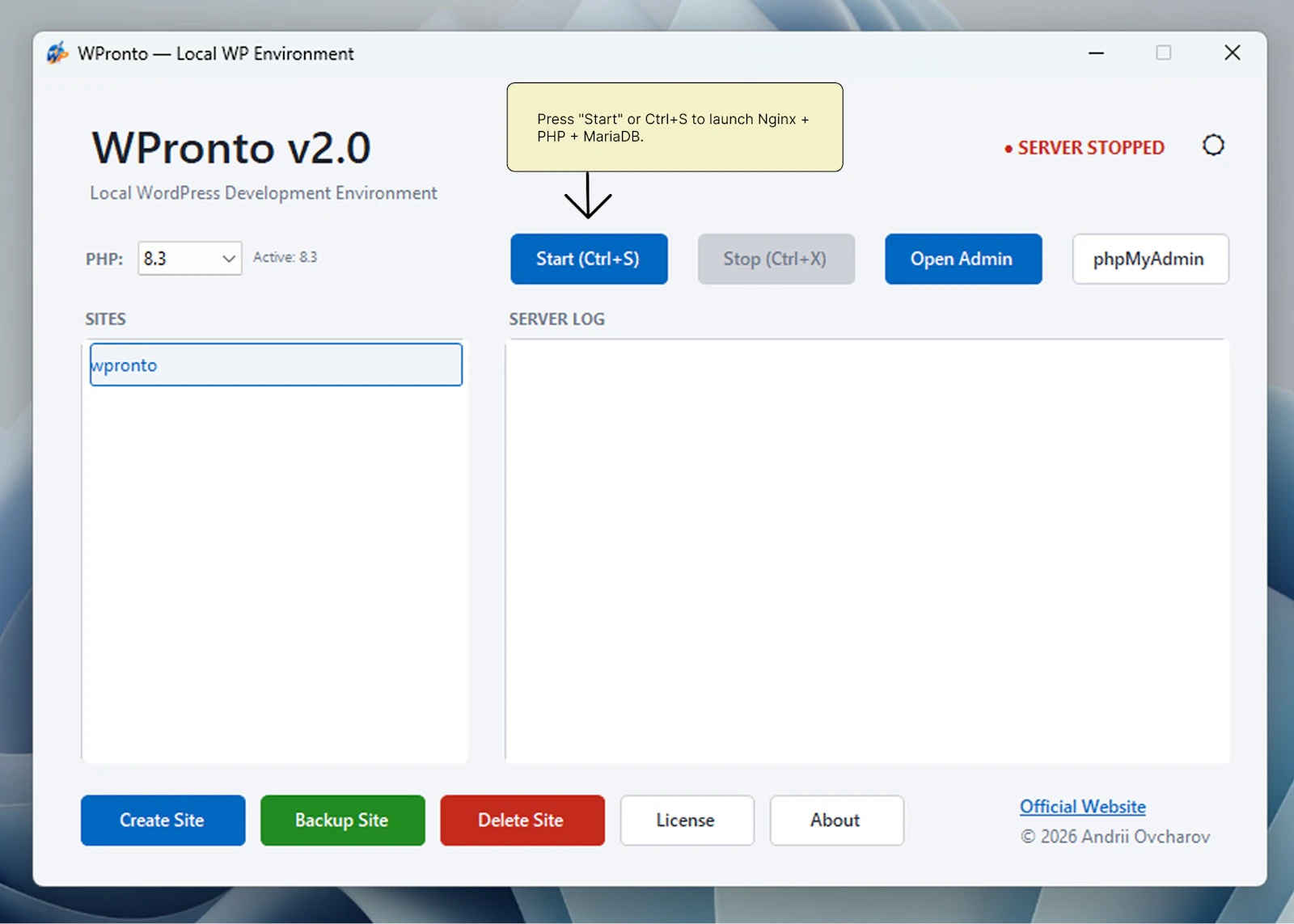 WPronto screenshot 2