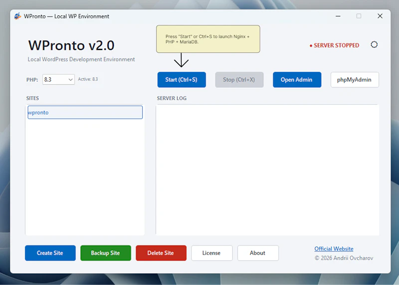 WPronto screenshot 2