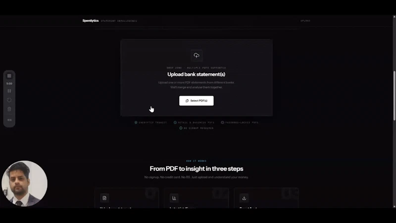 Spentlytics screenshot 1 (video preview)