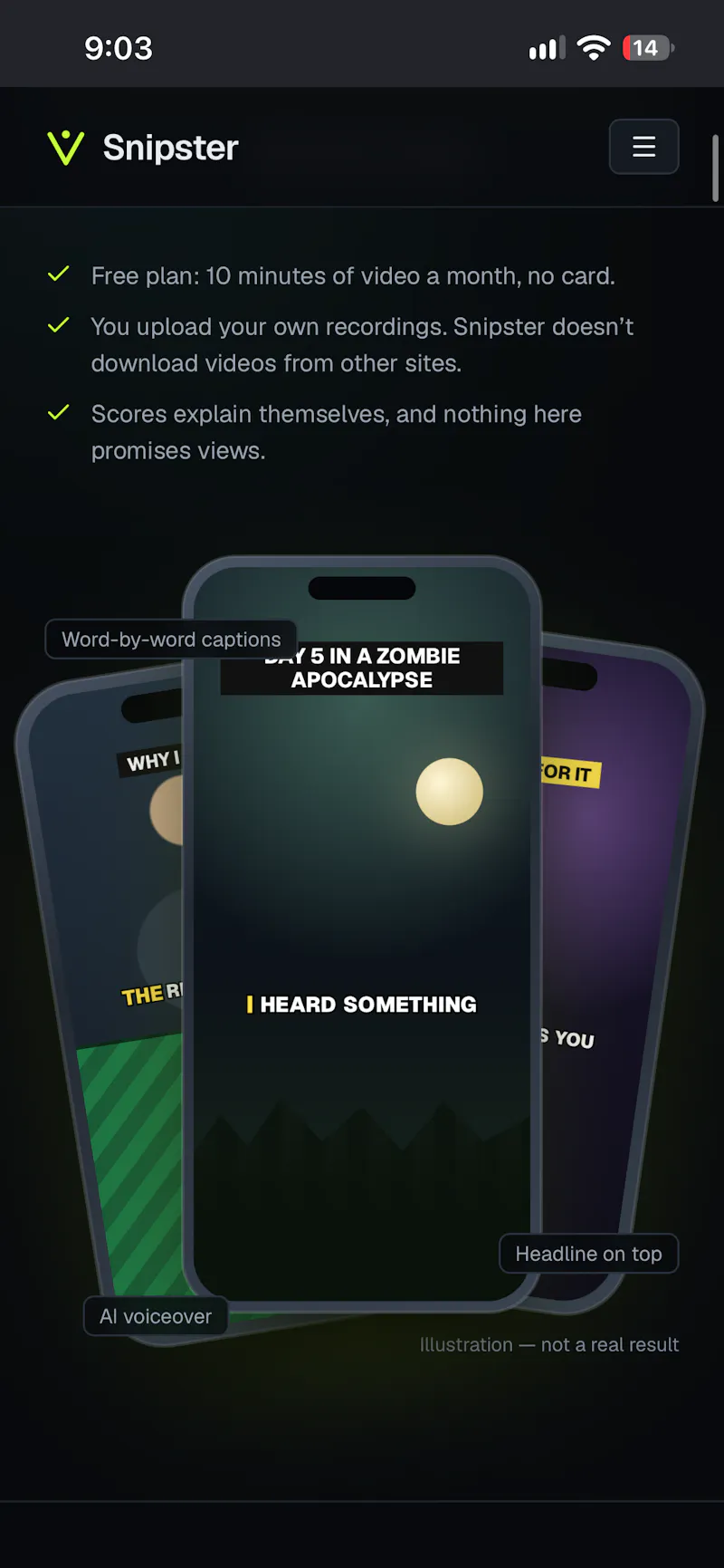 Snipster screenshot 1