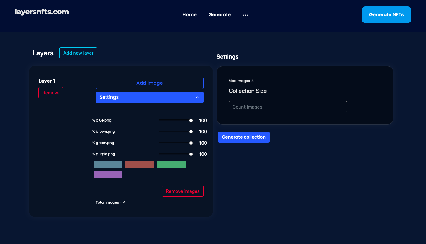 Simple NFT Generator gallery image