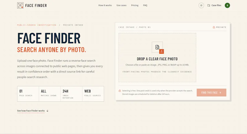 Face Finder screenshot 1