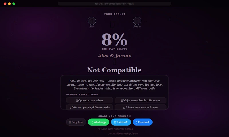 Relationship Compatibility Test screenshot 3