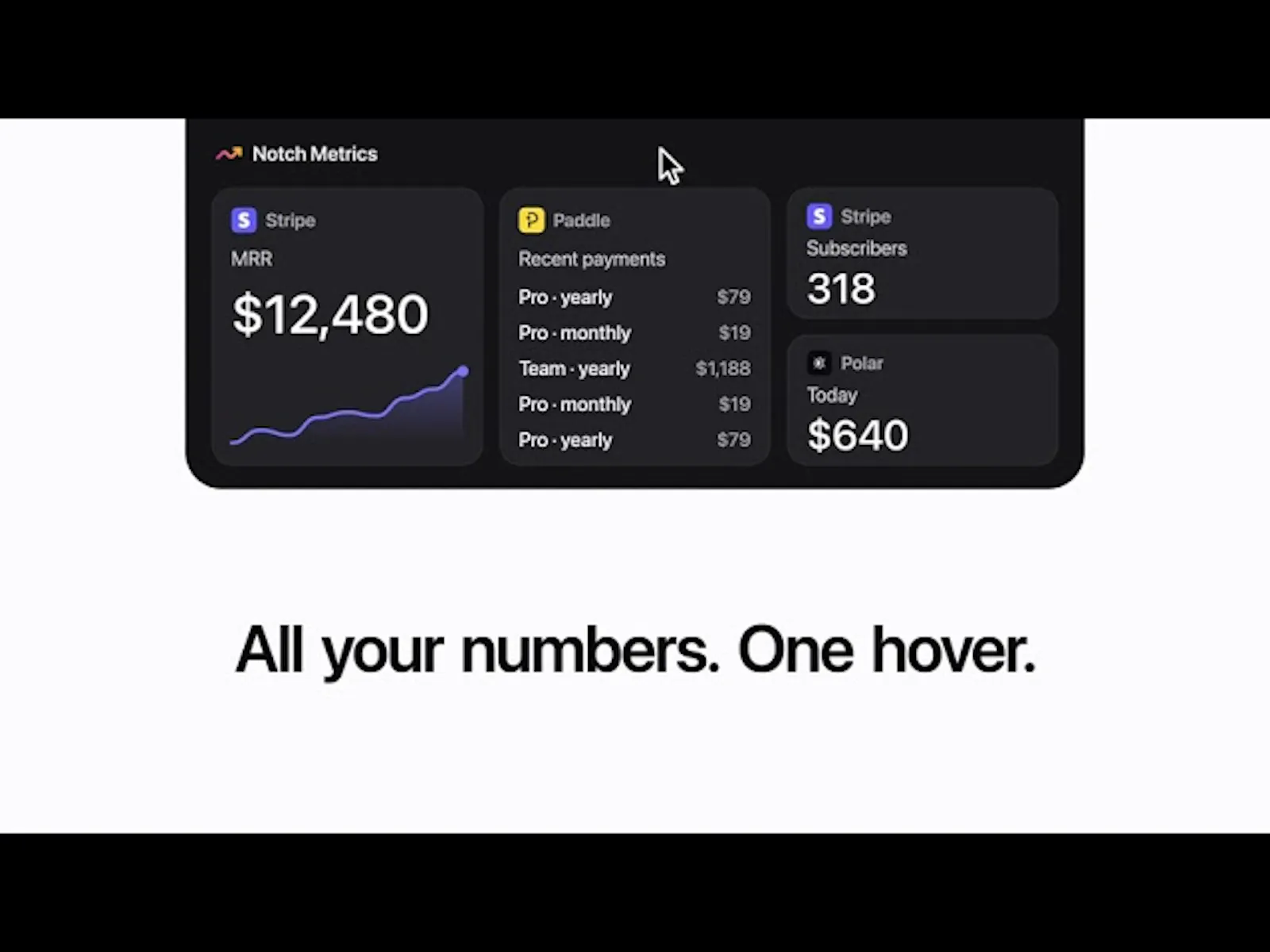 Notch Metrics screenshot 1 (video preview)