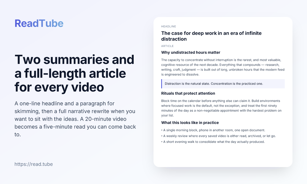 ReadTube gallery image