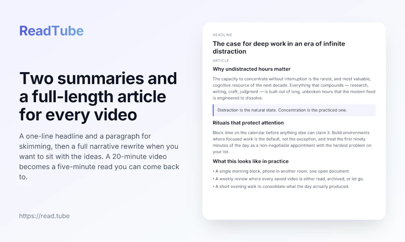 ReadTube screenshot 4