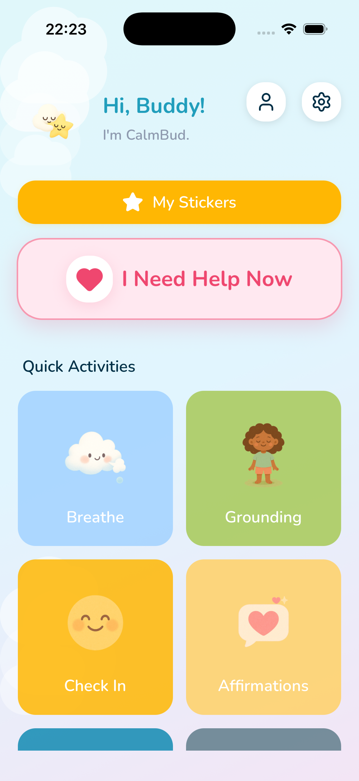Calm Bud - Main product screenshot demonstrating key features and user interface