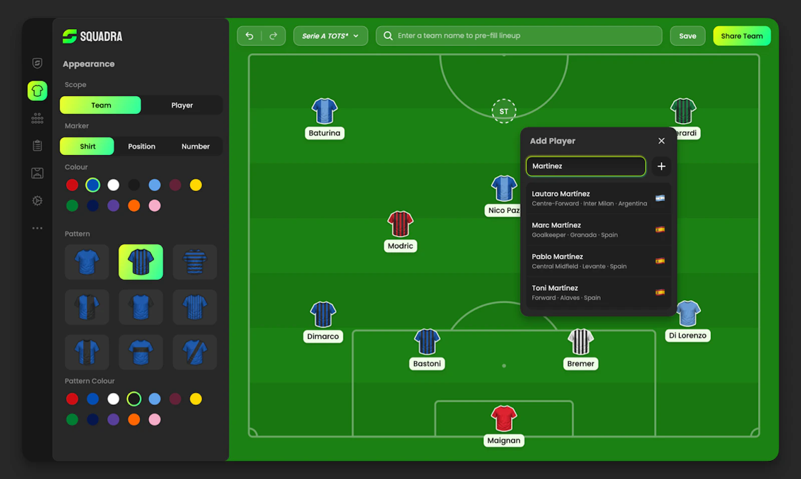 Squadra screenshot 3