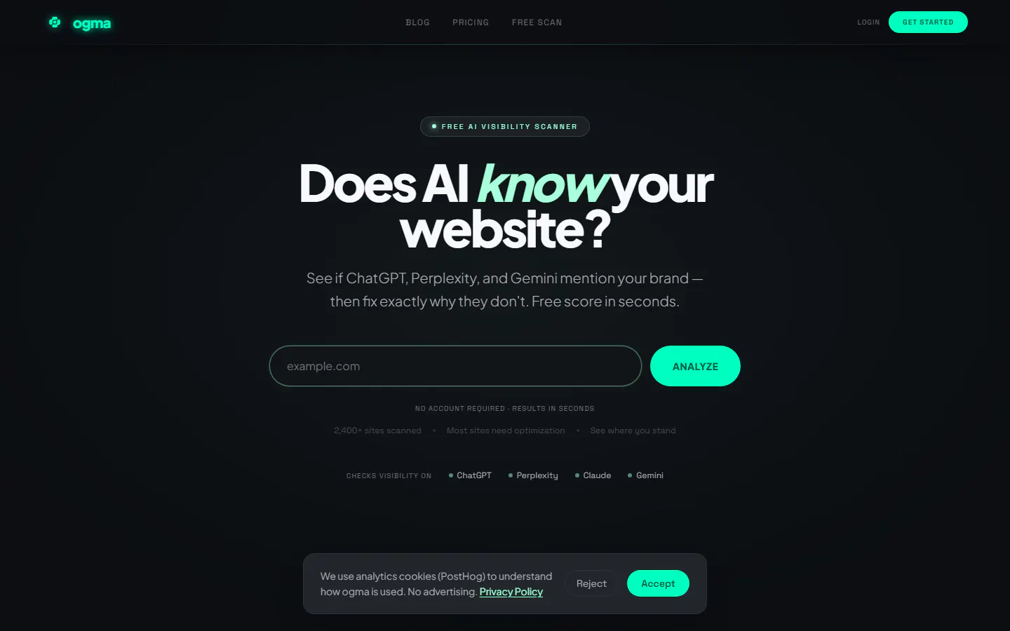 ogma product banner