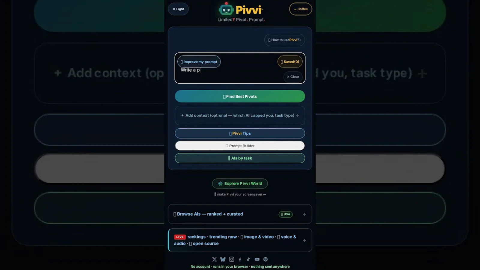 Pivvi screenshot 1 (video preview)