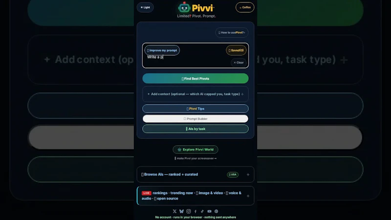 Pivvi screenshot 1 (video preview)