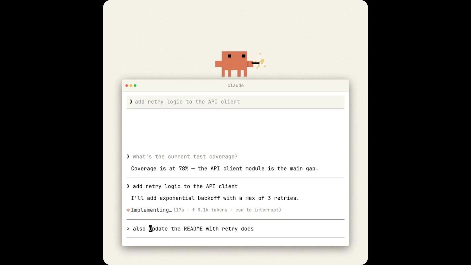 Claude Code Rendering screenshot 1 (video preview)