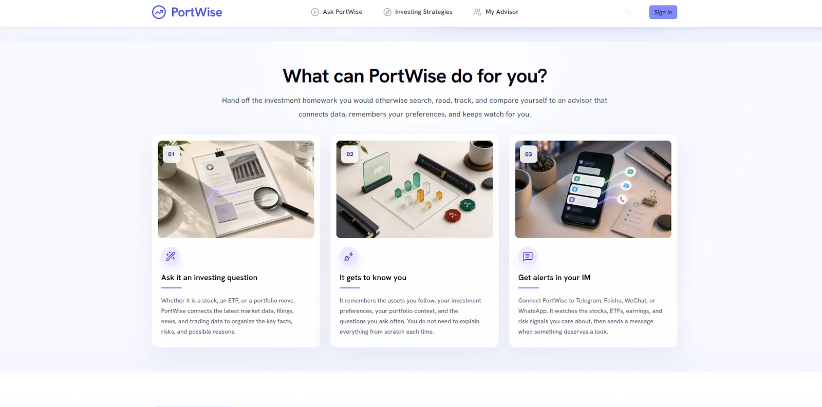 PortWise screenshot 2