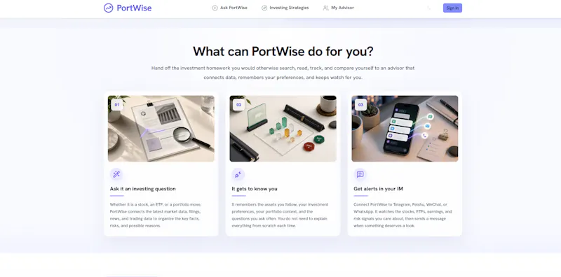 PortWise screenshot 2