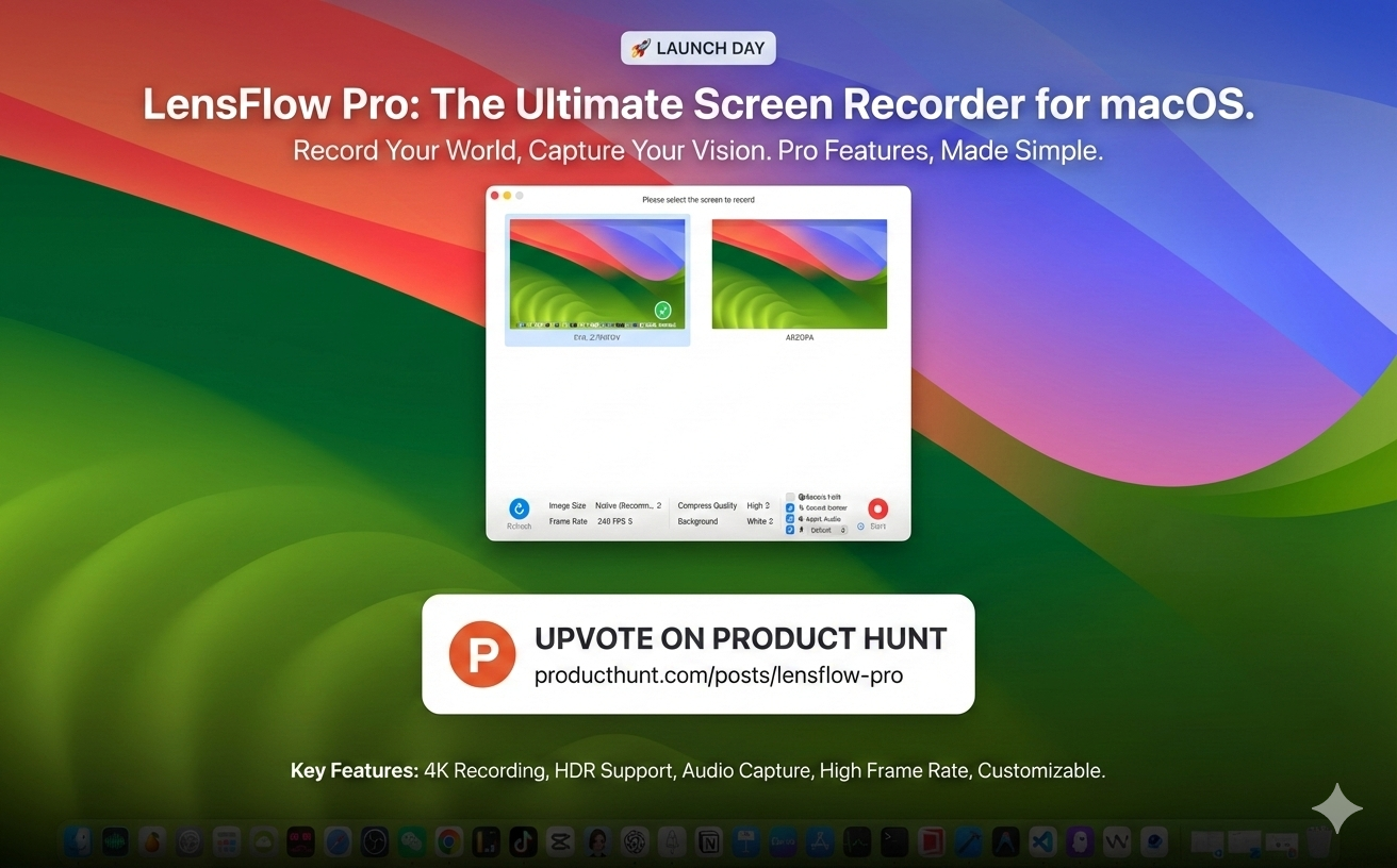 LensFlowPro - Main product screenshot demonstrating key features and user interface