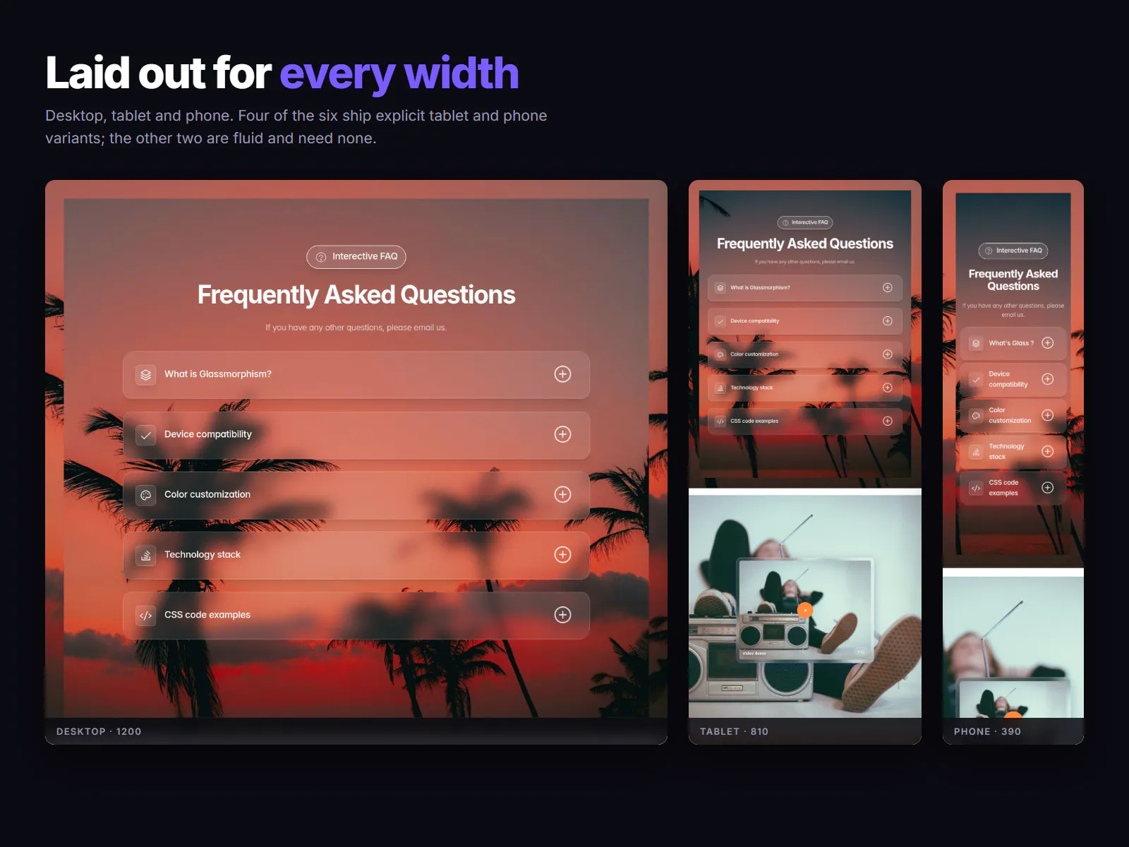 Glass Kit — Framer by Ricardo Kruger gallery image