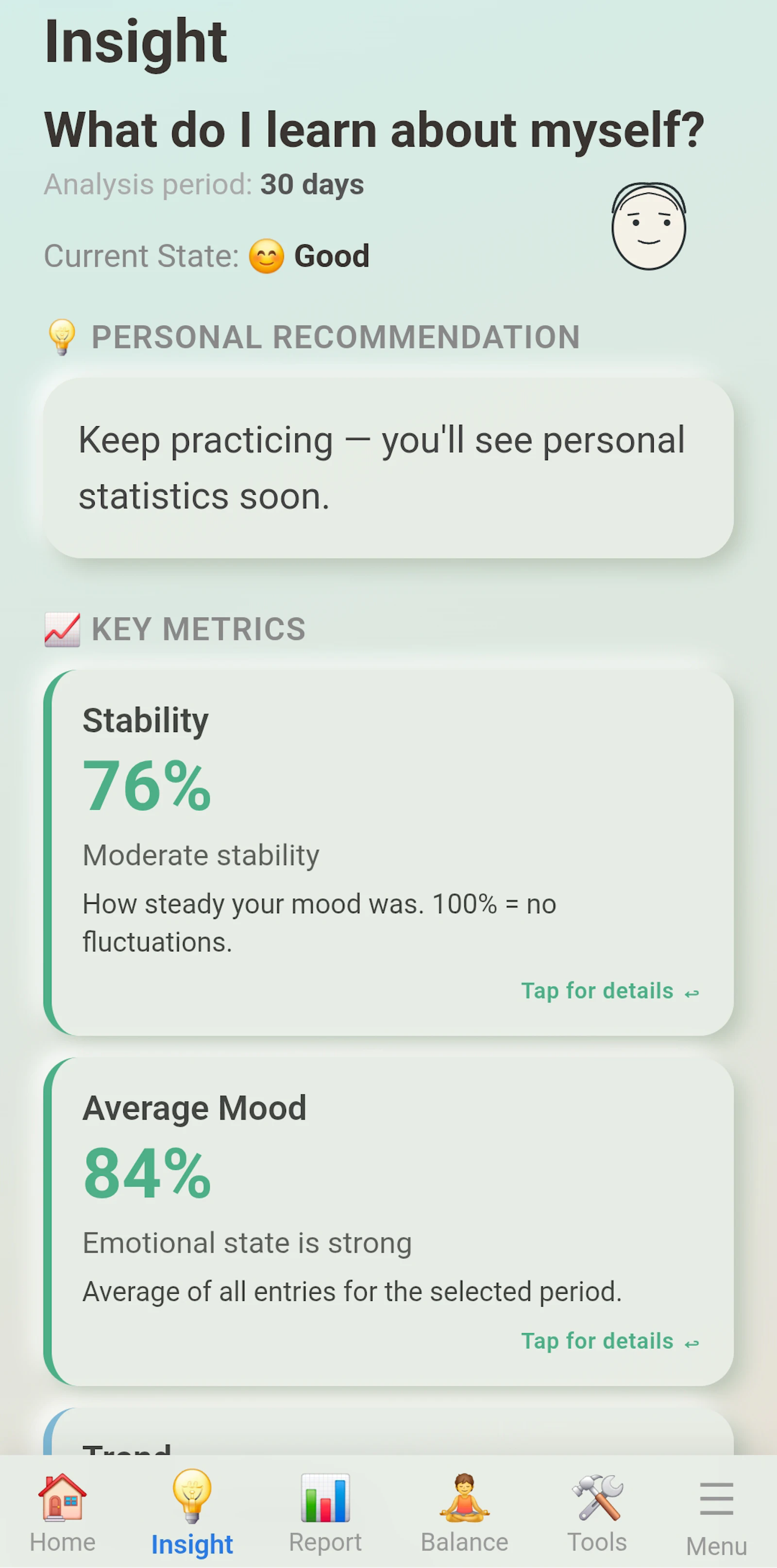 Neyra – mood tracker, offline & private screenshot 2