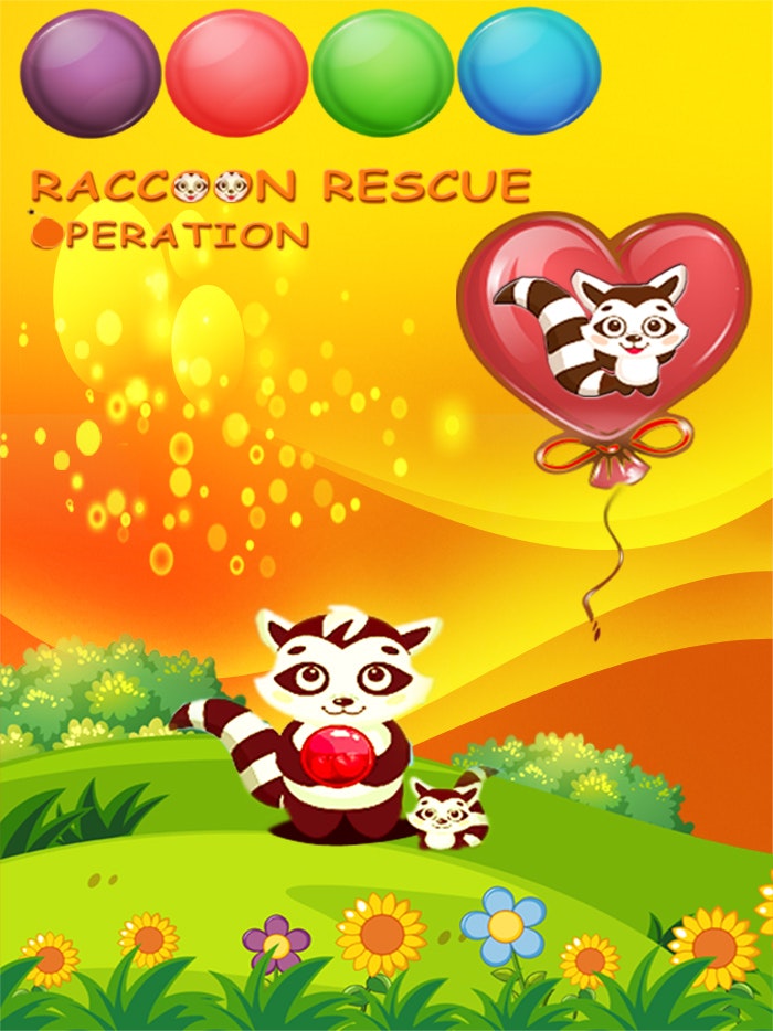 Raccoon Rescue & Bubble Shooting Game gallery image