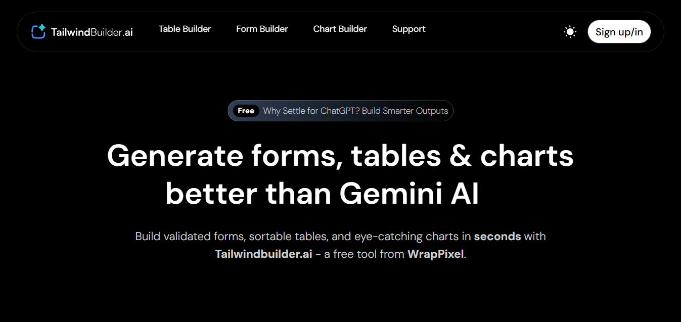 Tailwind Builder gallery image