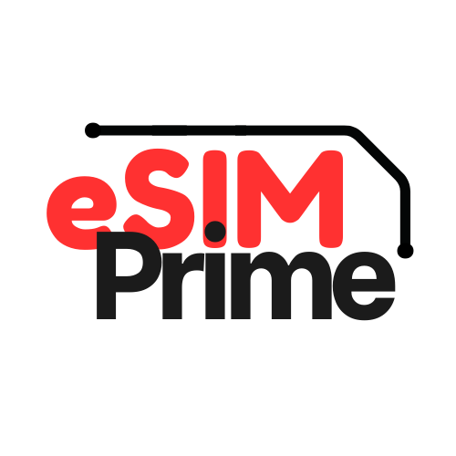 eSIM Prime - Product Hunt launch logo and brand identity