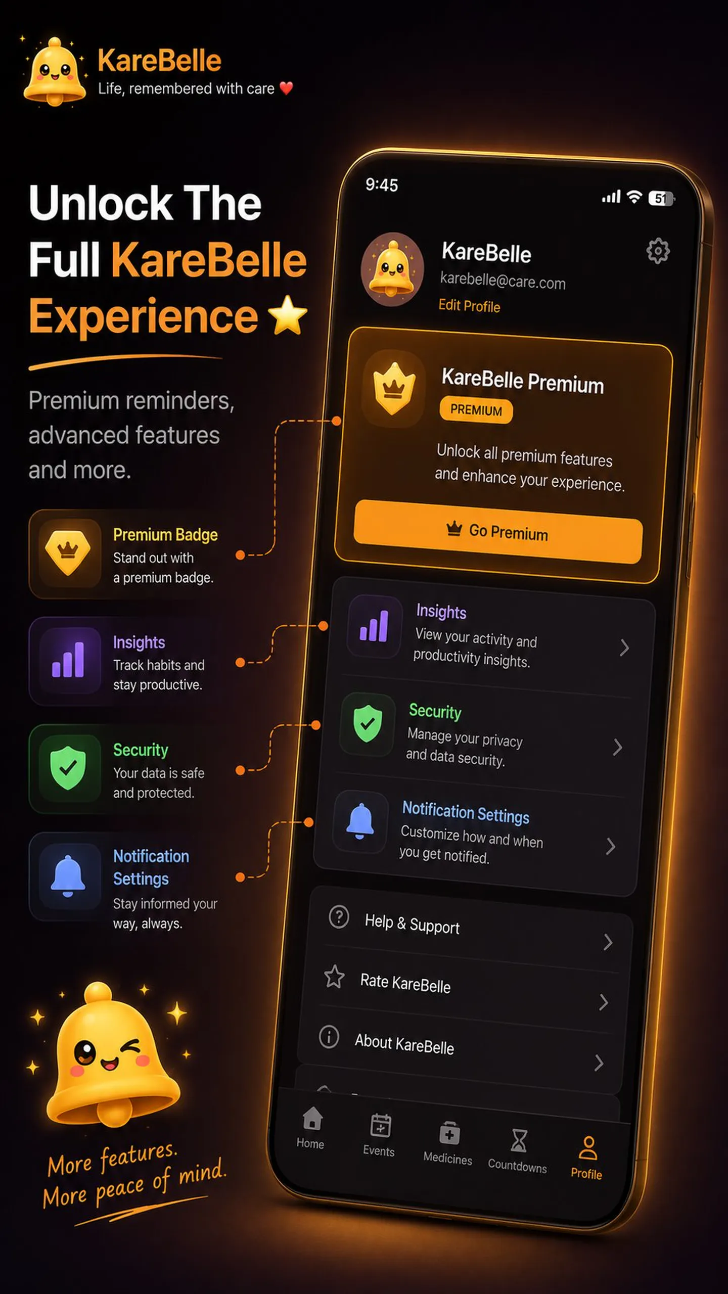 KareBelle- Reminders & Planner screenshot