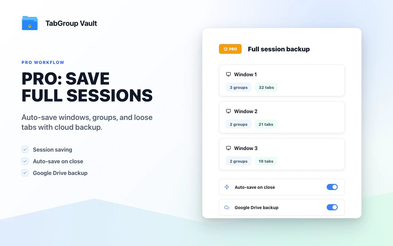 TabGroup Vault screenshot 5