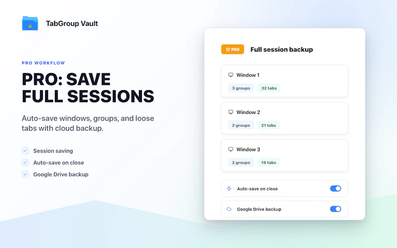 TabGroup Vault screenshot 5