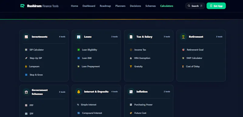 Rushiram Finance Tools screenshot 3