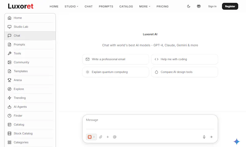 Luxoret screenshot 1