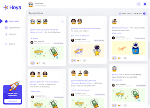 Hoya - Free team recognition for slack gallery image