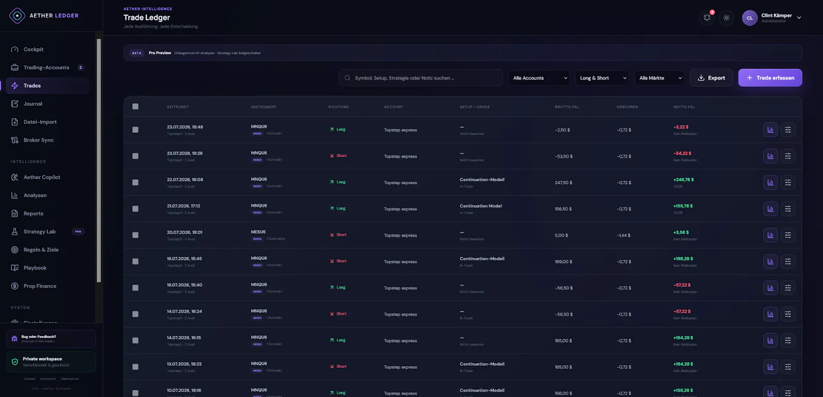Aether Ledger screenshot 4