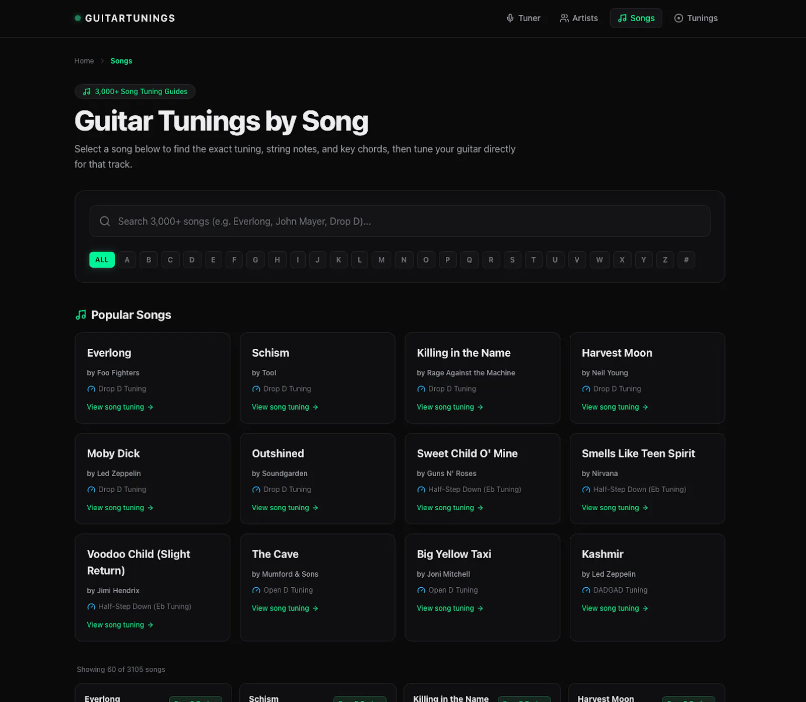 GUITARTUNINGS screenshot 5