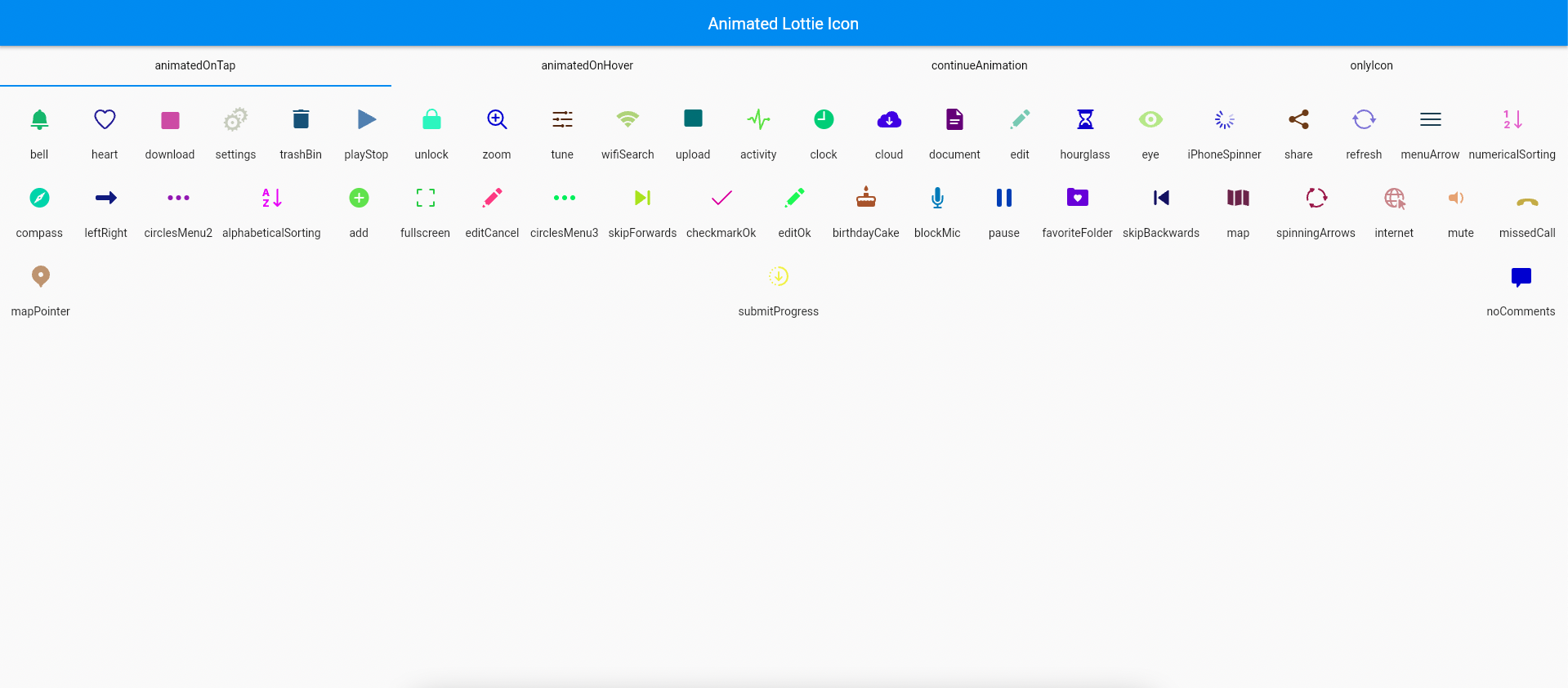 Animated Icons
