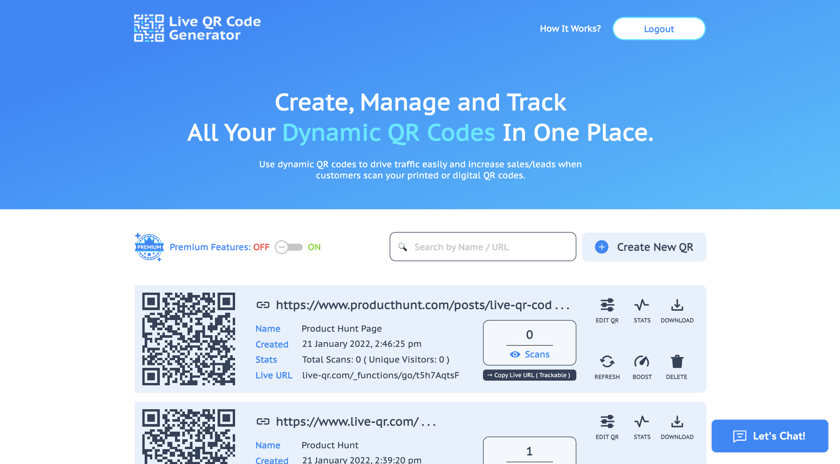 Live QR Code Generator gallery image