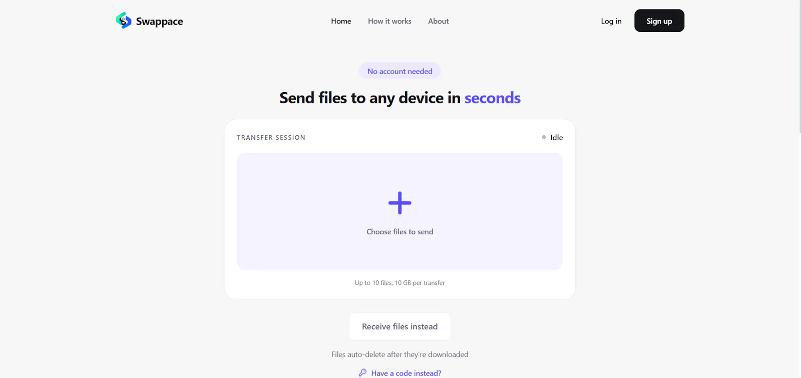 Swappace screenshot 1
