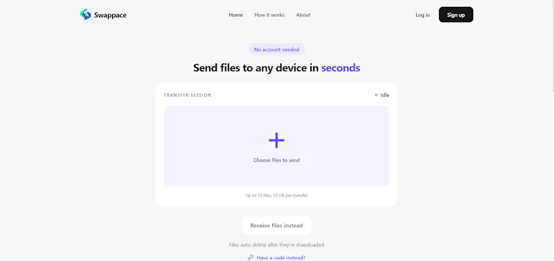 Swappace screenshot 1