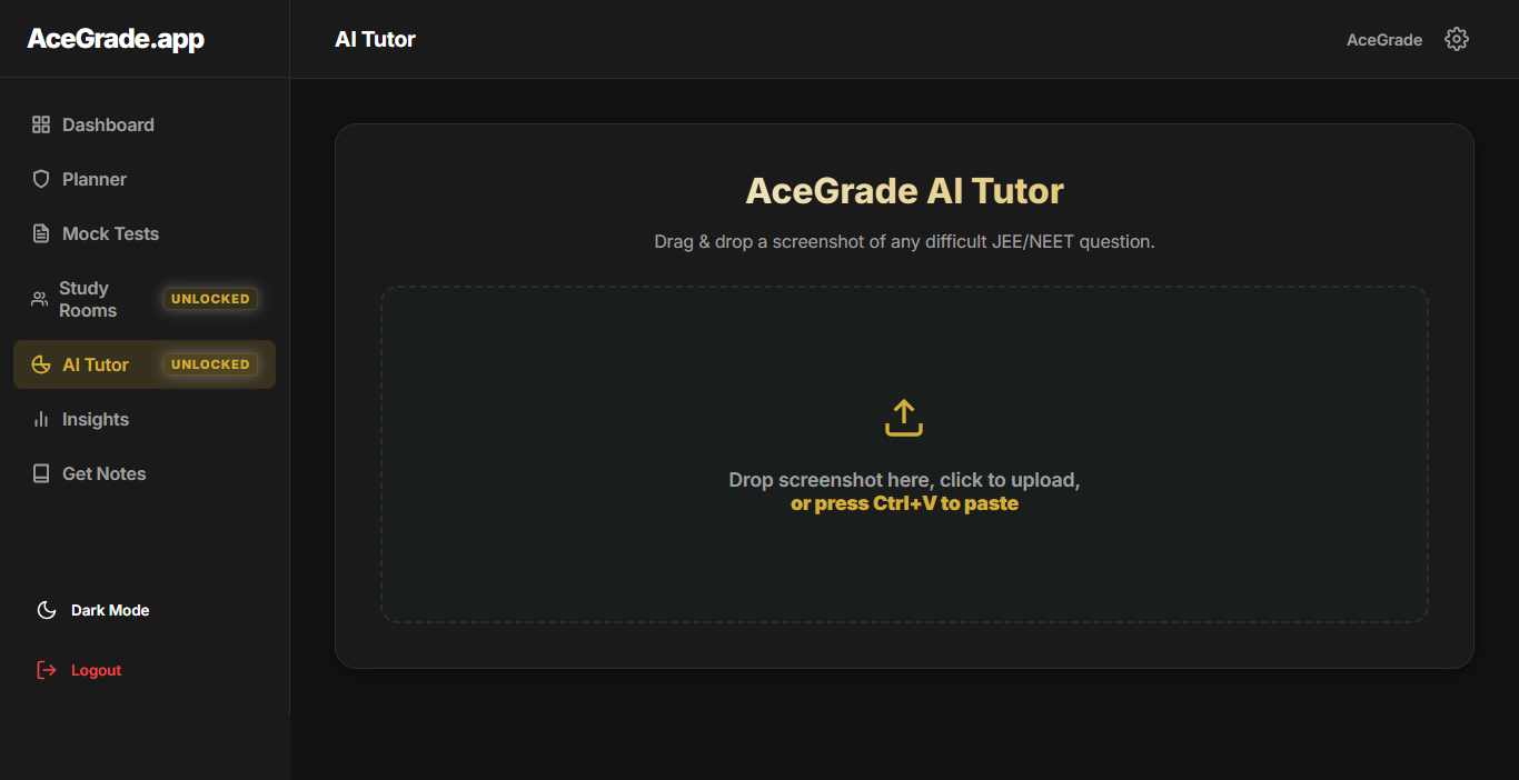AceGrade - Screenshot 3 showing product features and functionality
