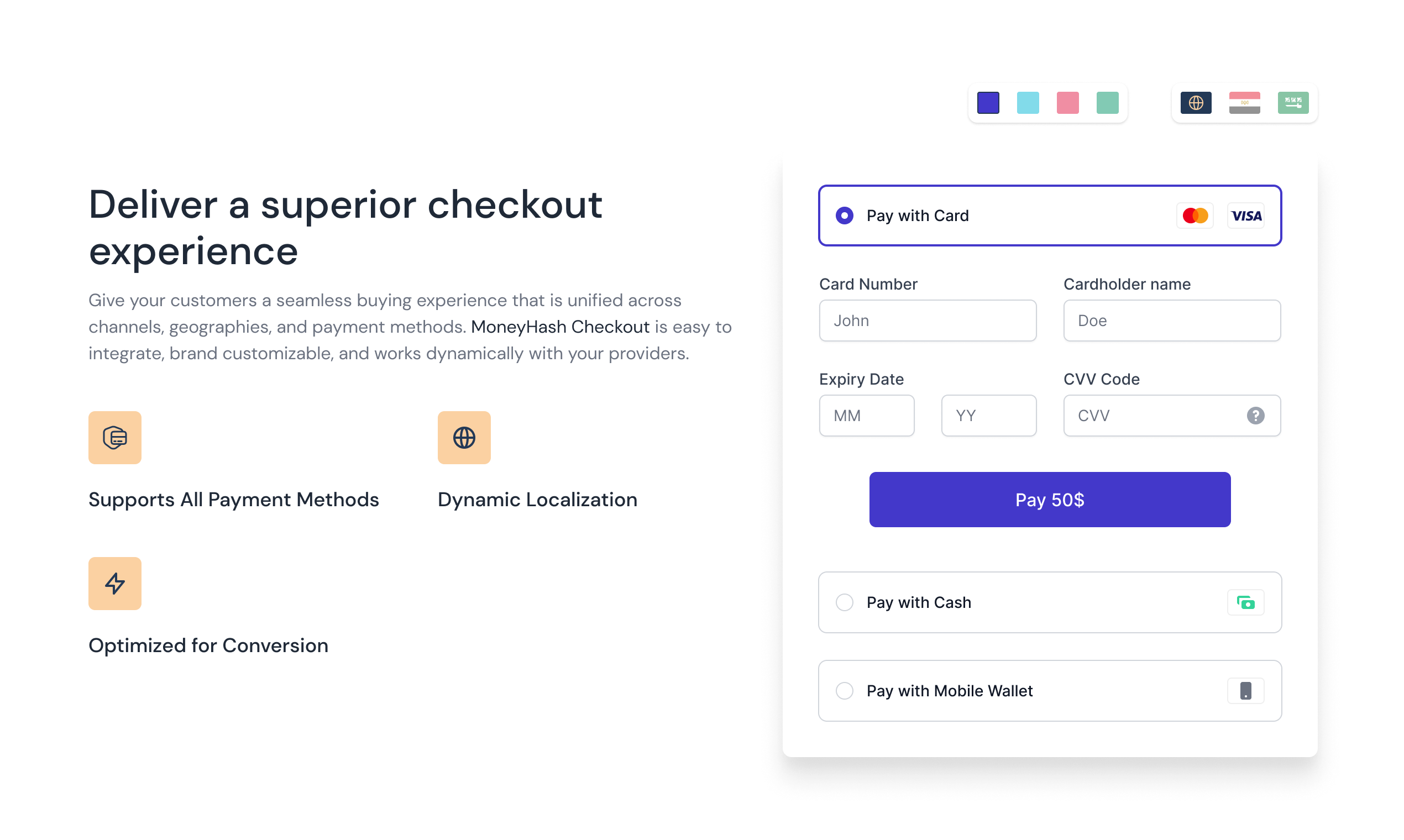 MoneyHash - Your payment super API gallery image