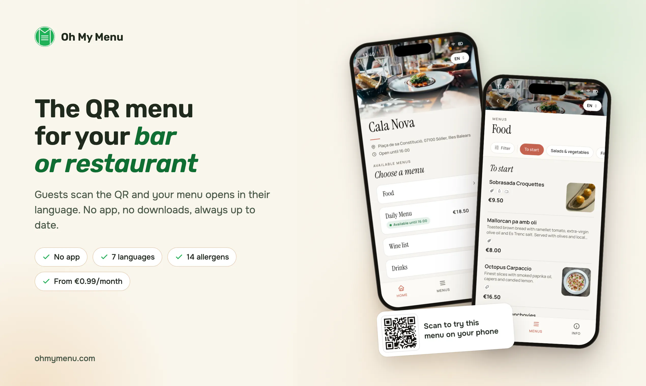 Oh My Menu gallery image