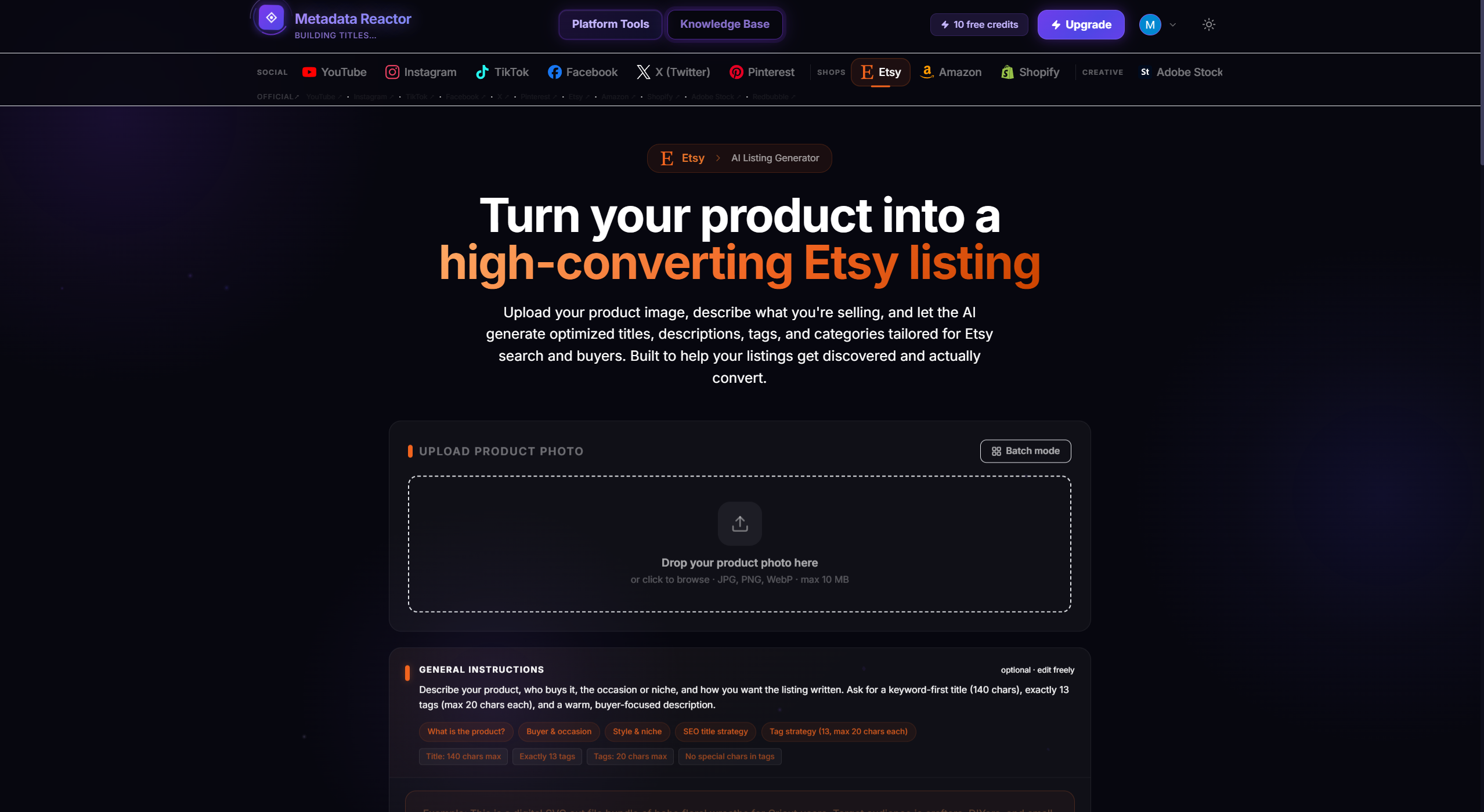 Metadata Reactor gallery image