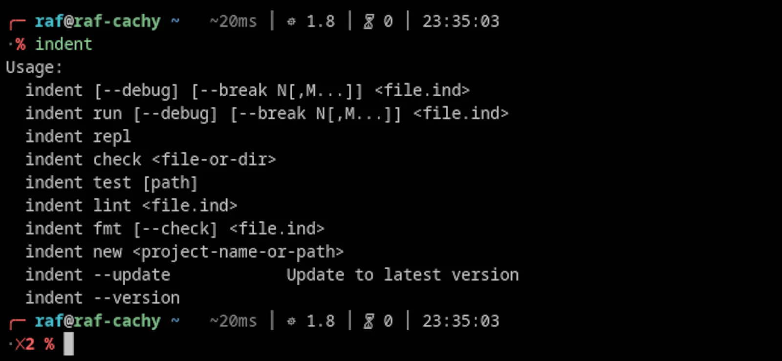 Indent screenshot 5