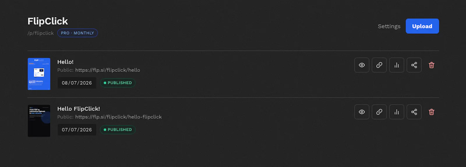 FlipClick screenshot 3