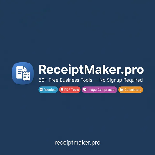 Banner del producto ReceiptMaker.pro